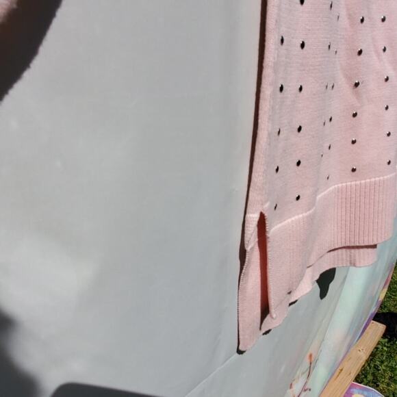 Emaline pink metal studded sweater - Picture 14 of 16